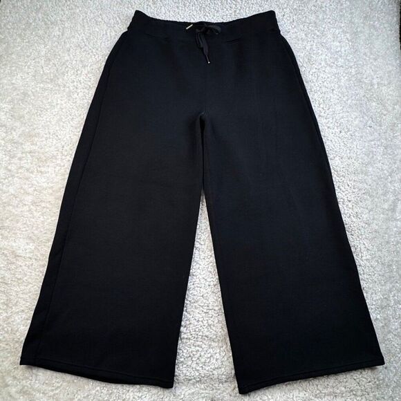 Spanx Air Essentials Wide Leg Crop Pant Black XL Short - Picture 2 of 11